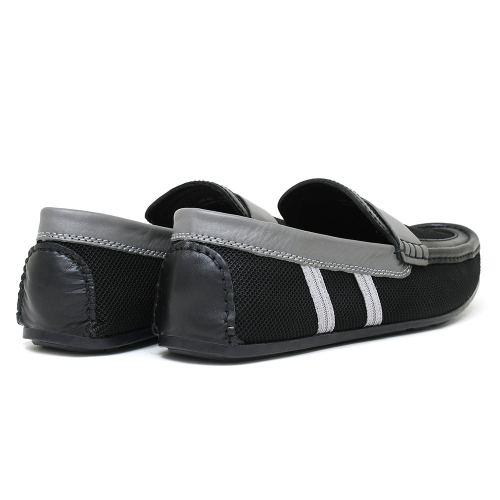 LEATHER SHOES - ROMEO-061 BLACK