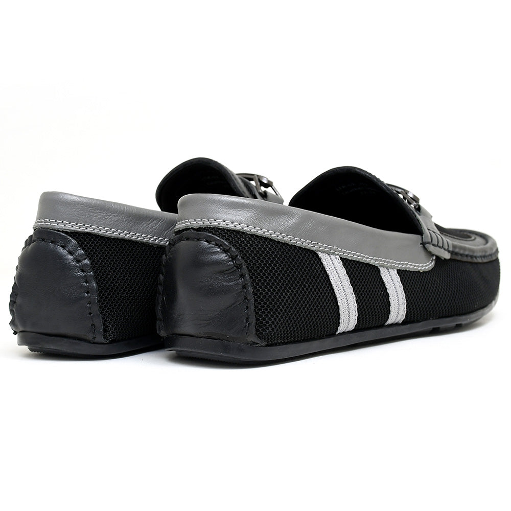 LEATHER SHOES - ROMEO-062 BLACK