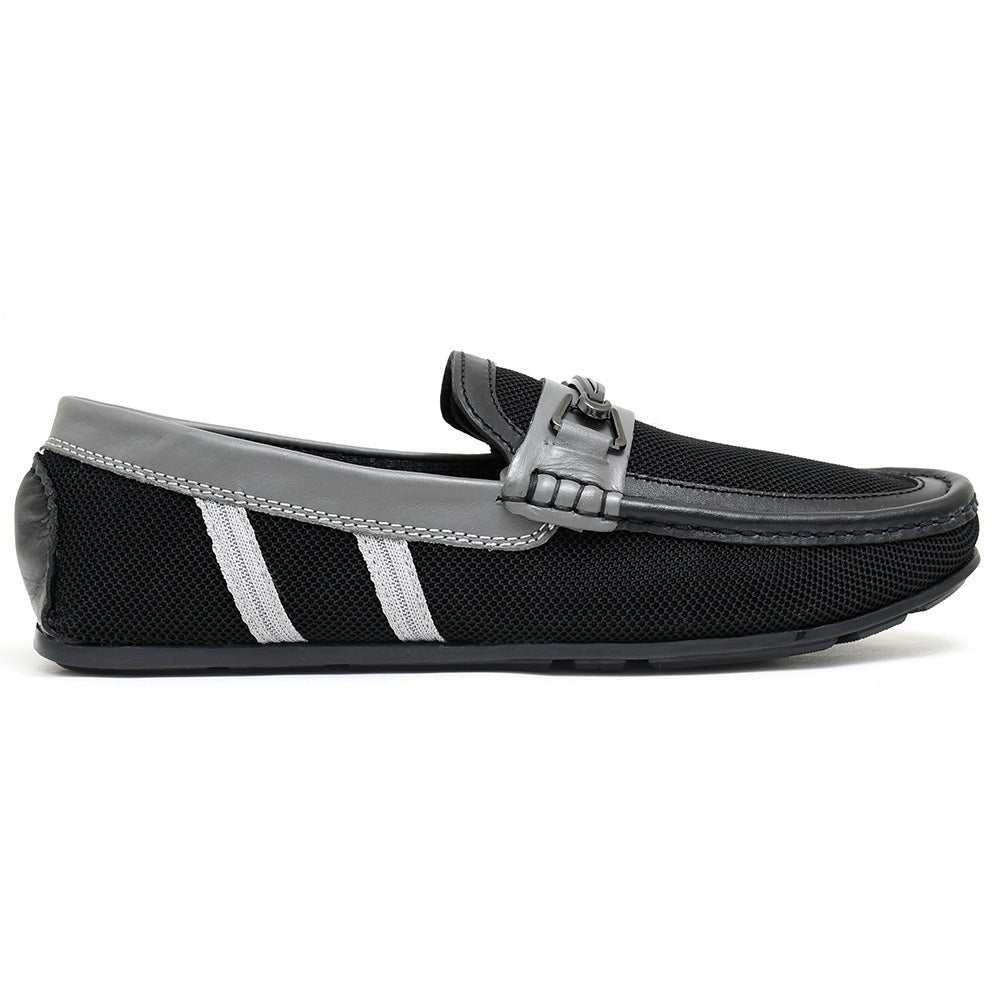 LEATHER SHOES - ROMEO-062 BLACK