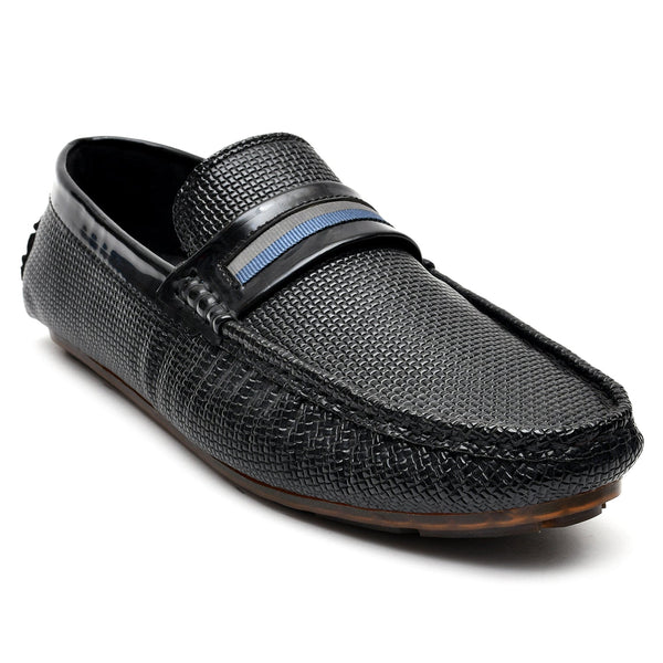 LEATHER SHOES - Romeo-804 BLACK