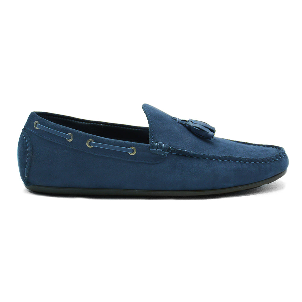 LEATHER SHOES - ROMEO-005 NAVY
