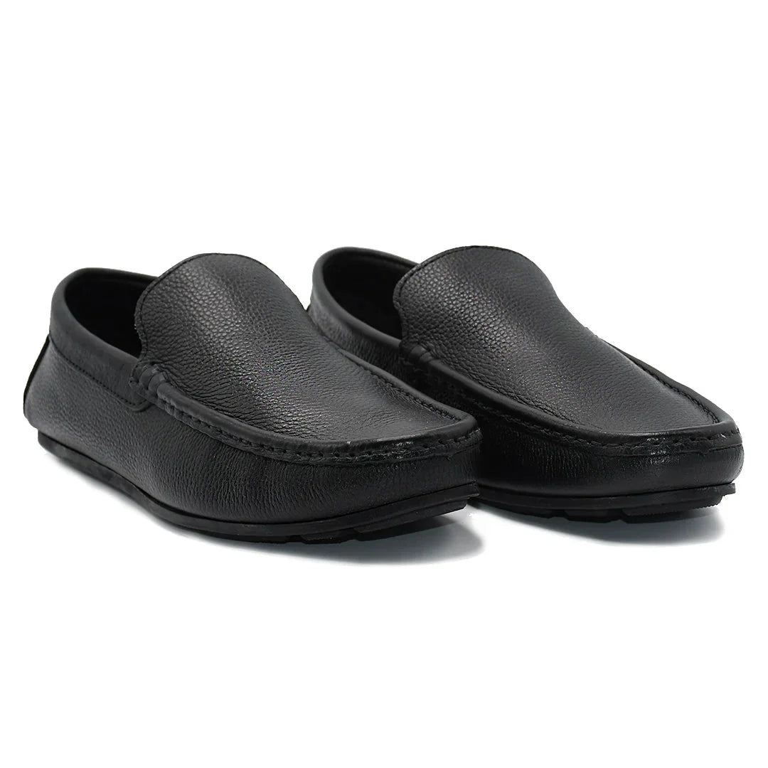 LEATHER SHOES - Romeo-041-Black