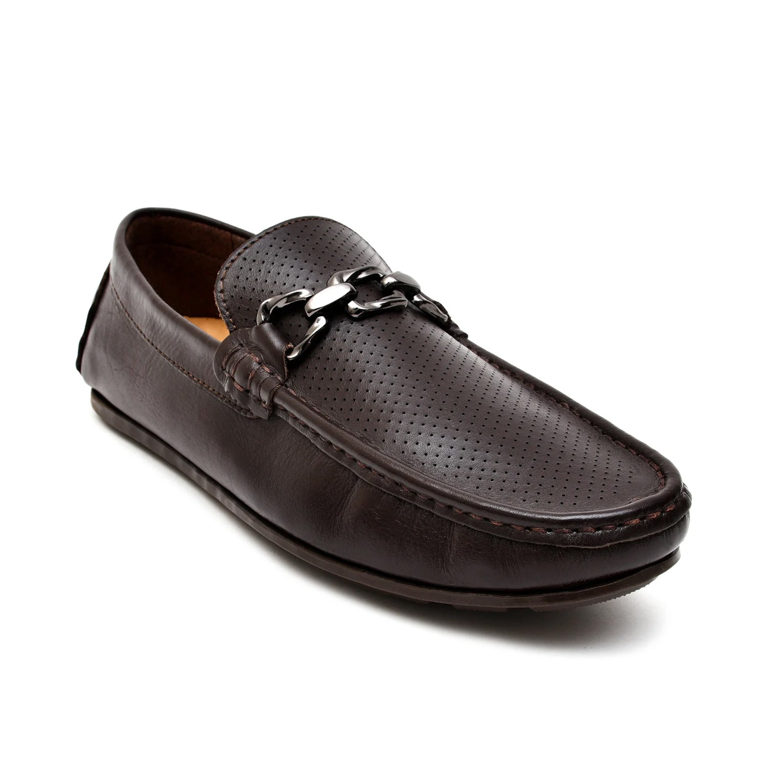 LEATHER SHOES - ROMEO-050 BROWN