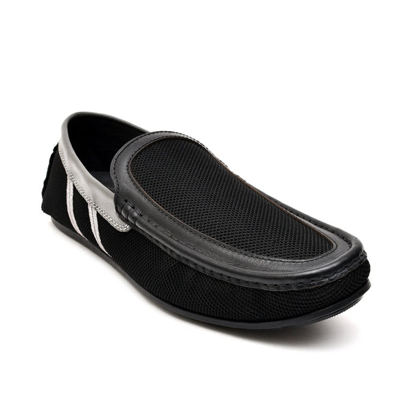 LEATHER SHOES - ROMEO-063 BLACK