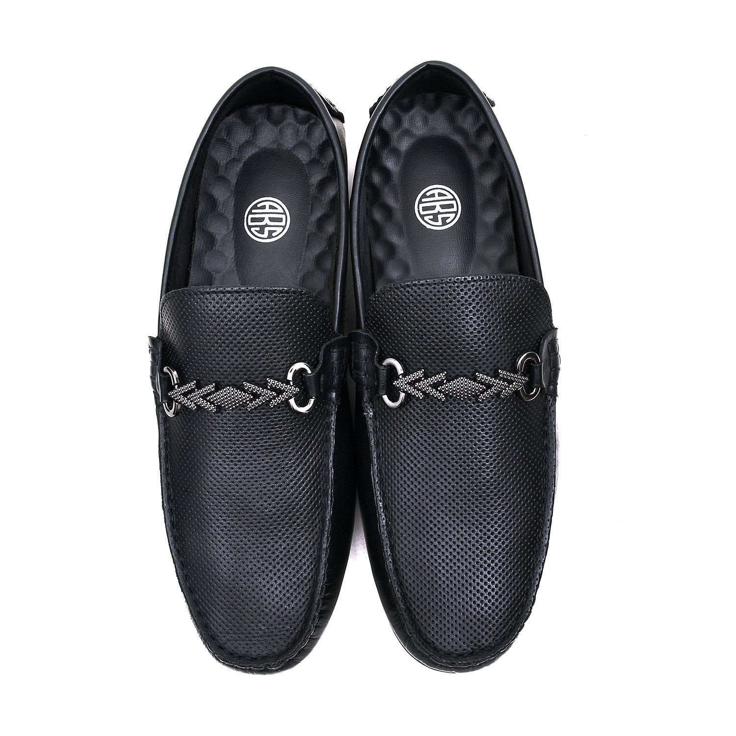 LEATHER SHOES - LFR102 - BLACK