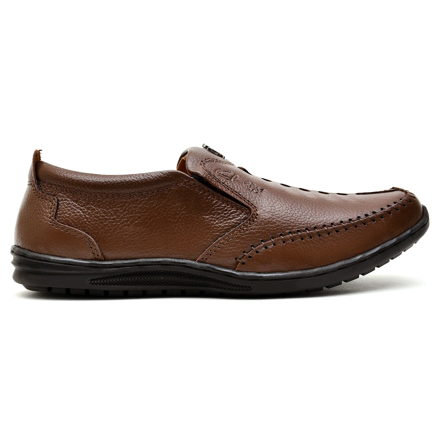 LEATHER SHOES - MB-005 BROWN