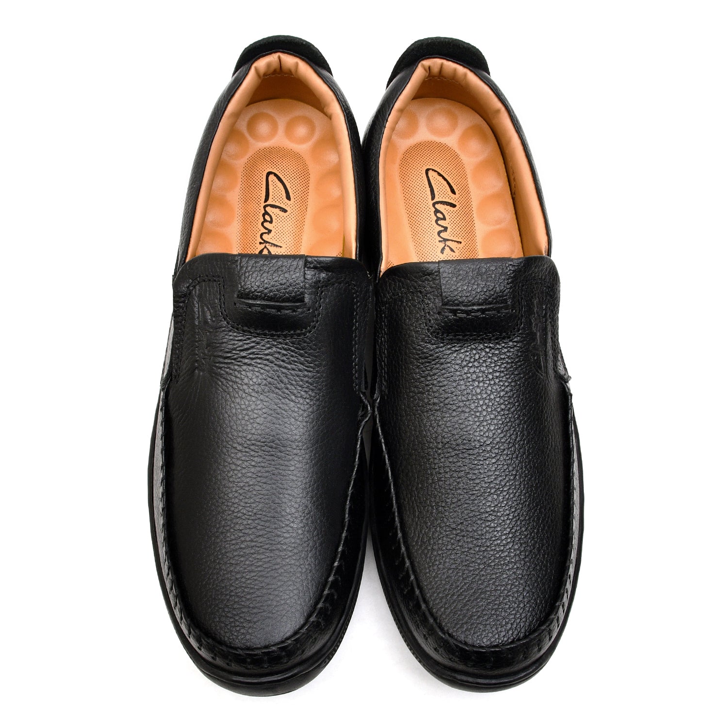 LEATHER SHOES - MB-1105 BLACK