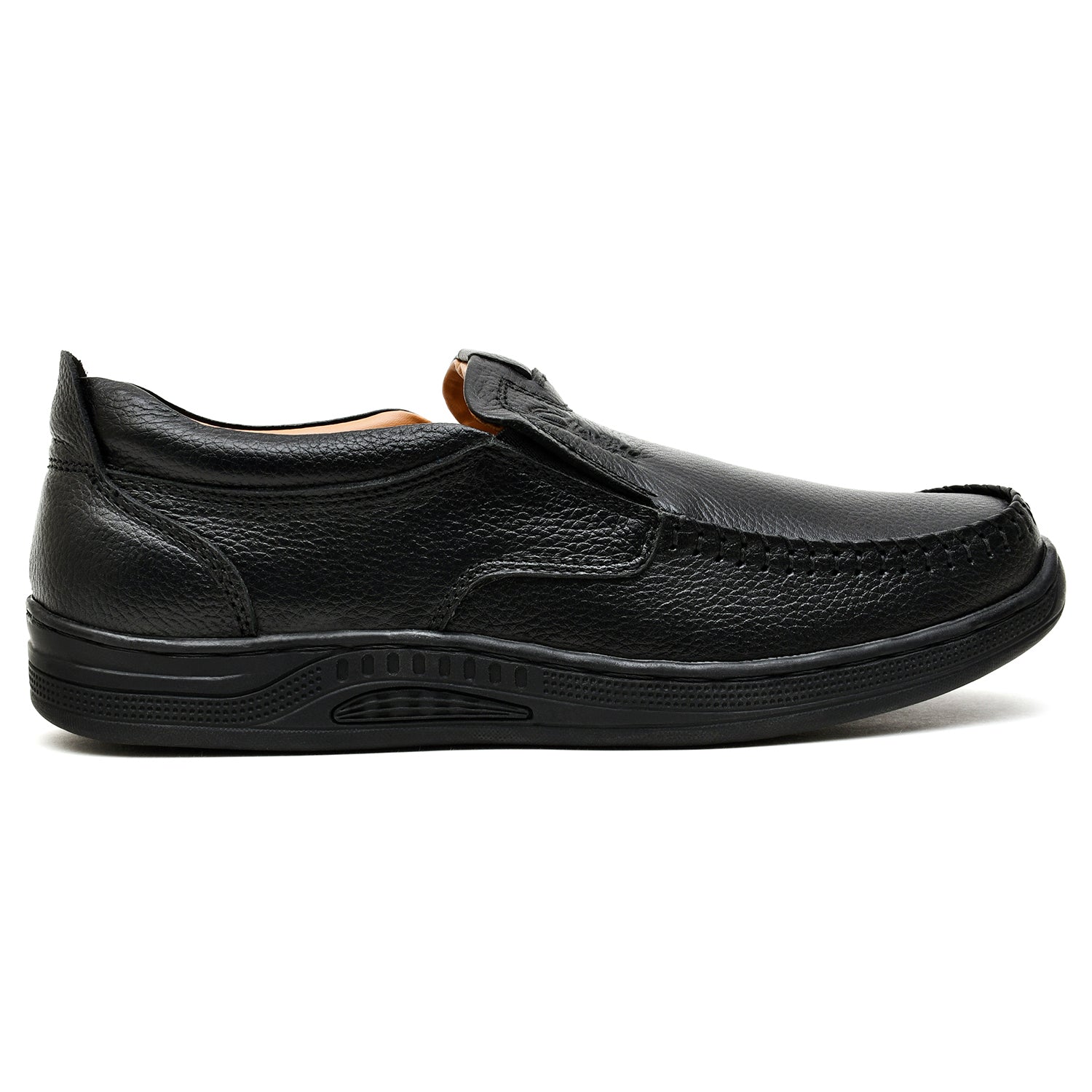 LEATHER SHOES - MB-1105 BLACK