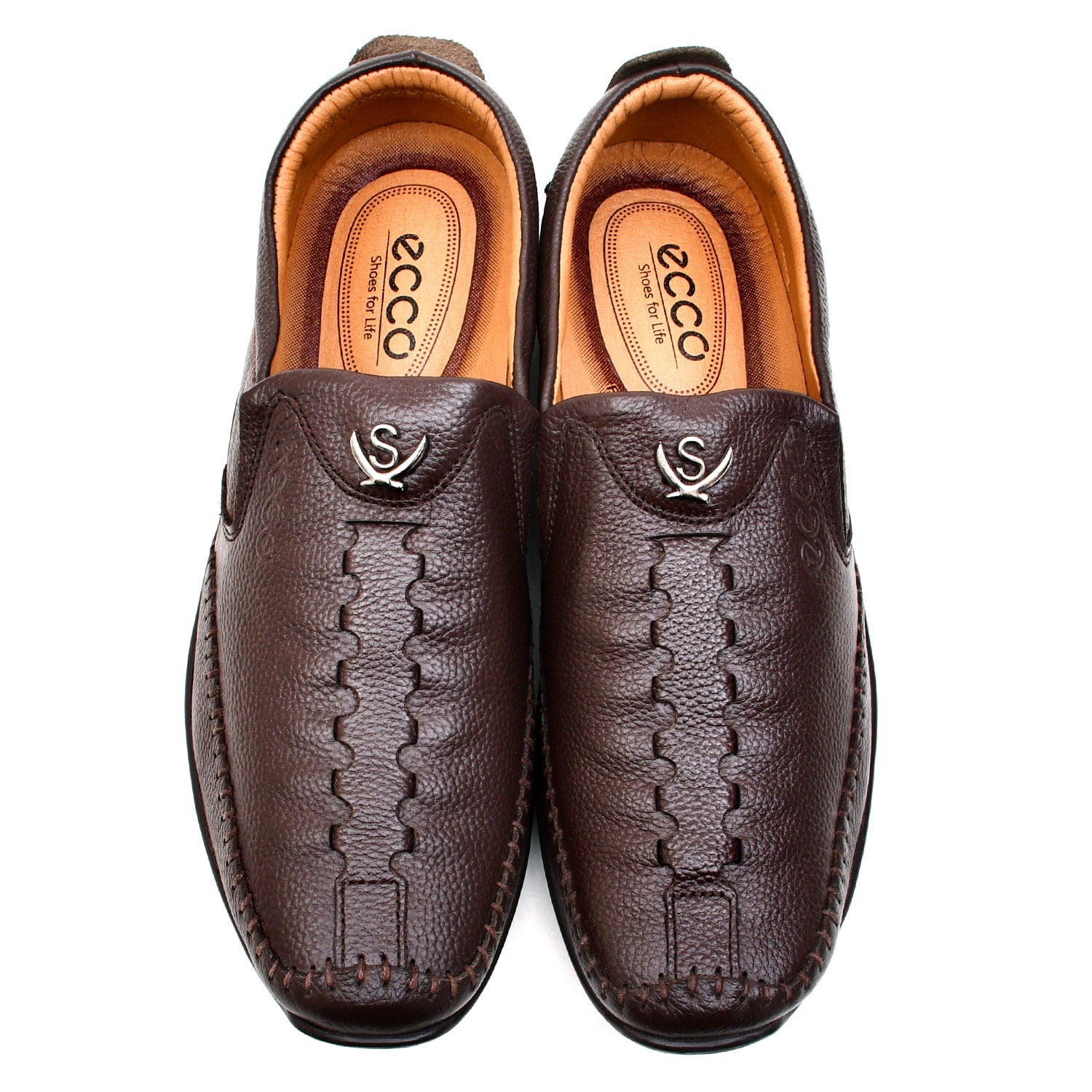 LEATHER SHOES - MB-2009 BROWN