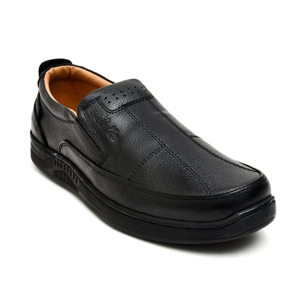 LEATHER SHOES - MB-1106 BLACK
