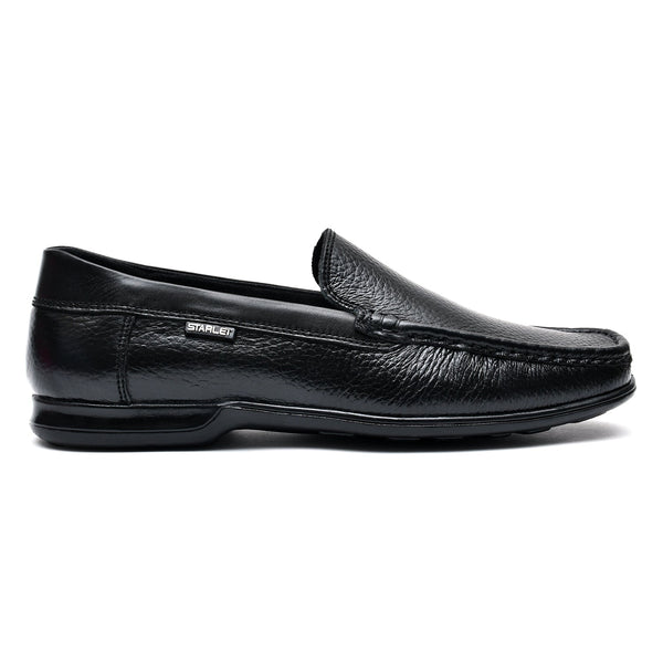 LEATHER SHOES - MD-9752 BLACK