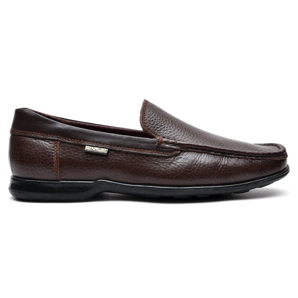 LEATHER SHOES - MD-9752 BROWN