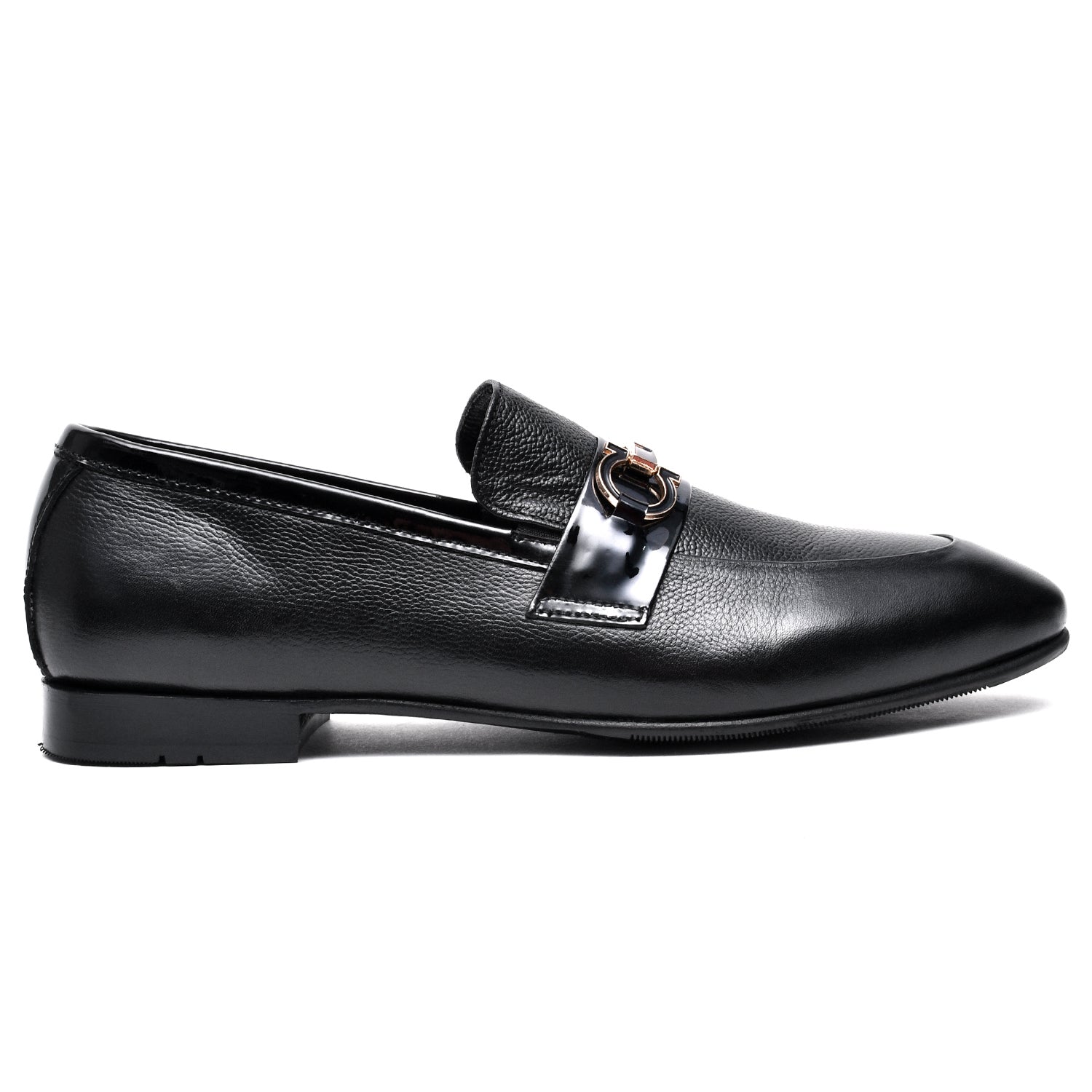 LEATHER SHOES - MF-437 BLACK