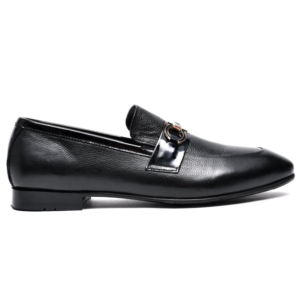 LEATHER SHOES - MF-437 BLACK