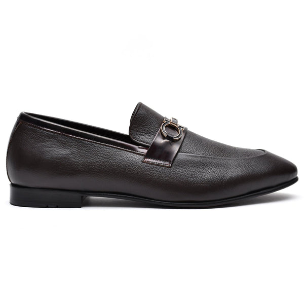 LEATHER SHOES - MF-437 BROWN