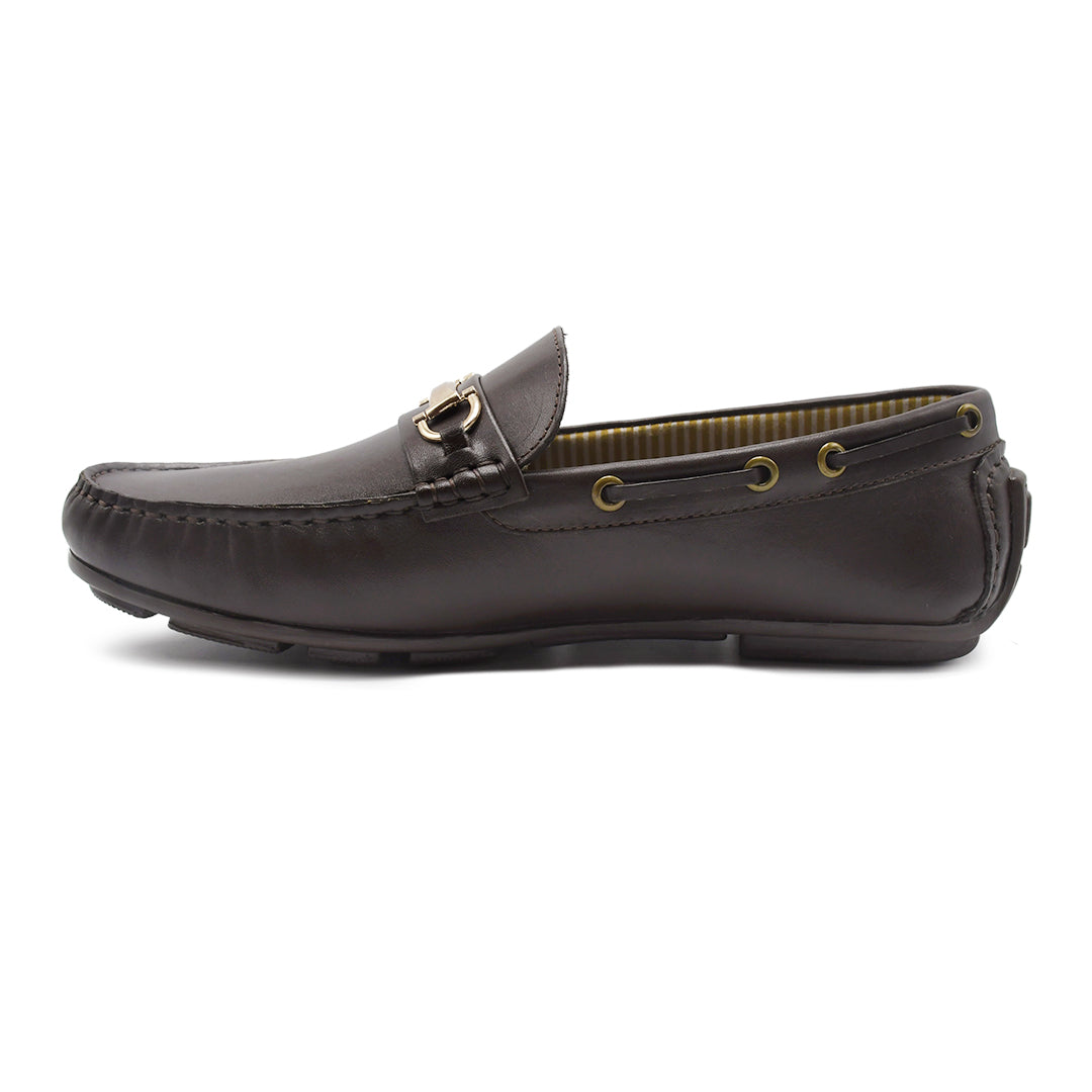 LEATHER SHOES - ND-23C BROWN