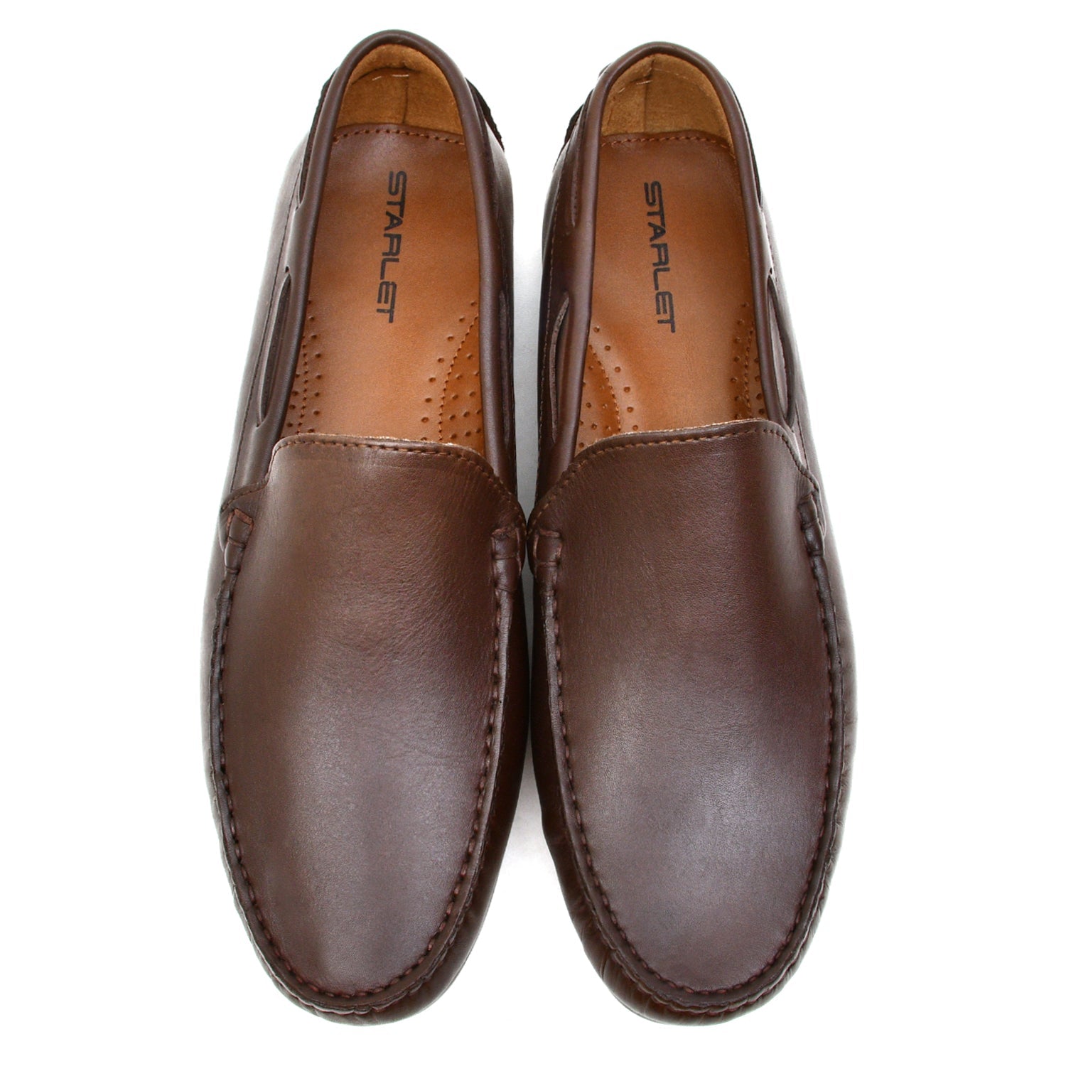 LEATHER SHOES - ND-003 BROWN