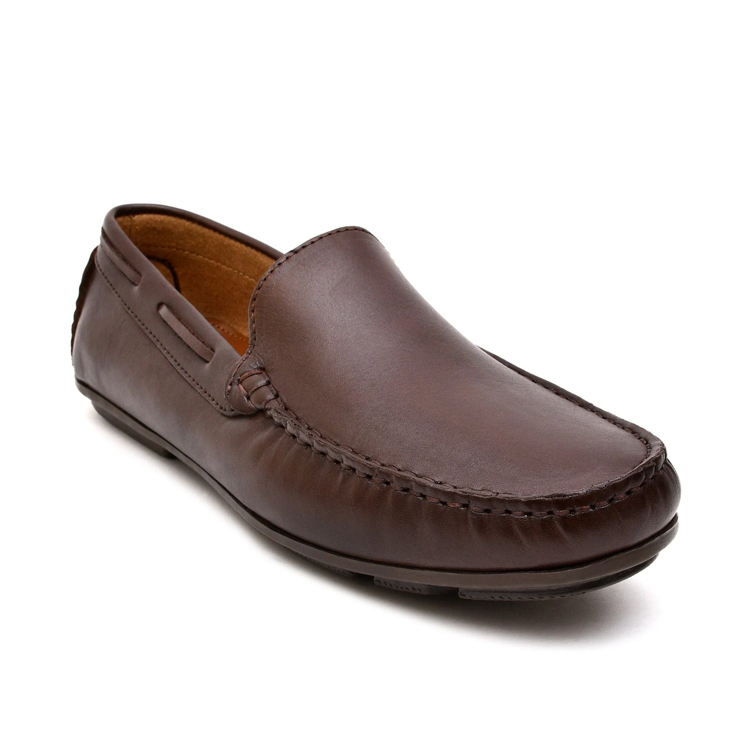 LEATHER SHOES - ND-003 BROWN
