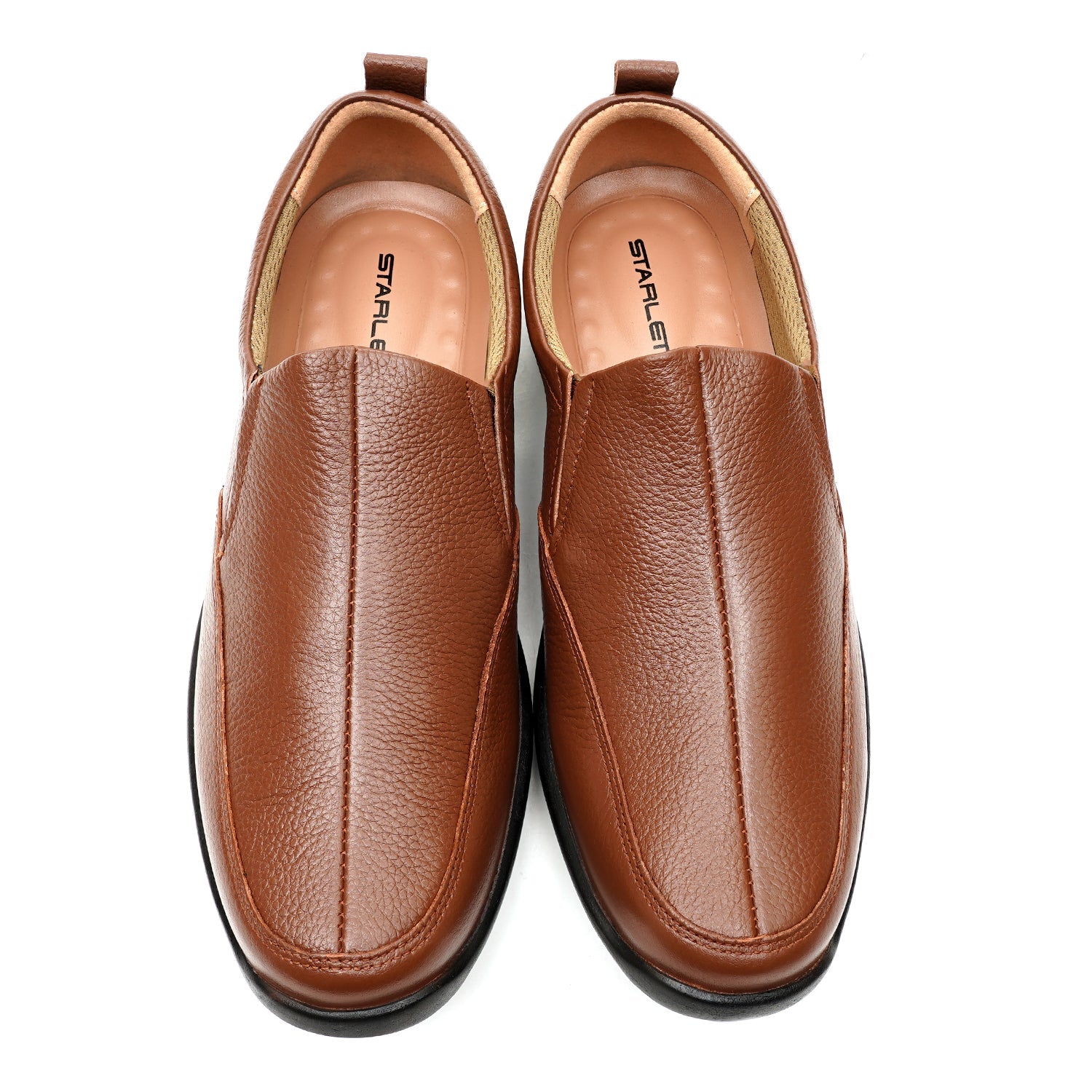 LEATHER SHOES - RUNNER-062 TAN