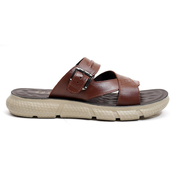 LEATHER SLIPPER - NLE-005 TAN