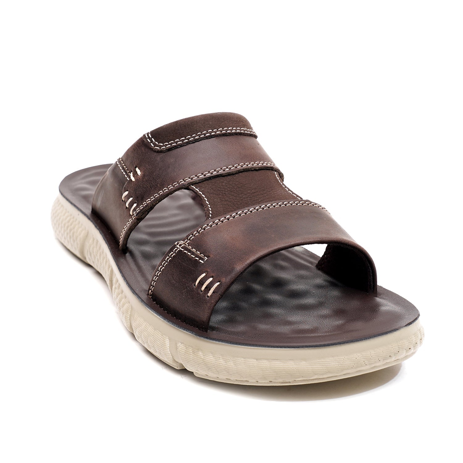 LEATHER SLIPPER - NLE-007 EXPRESSO