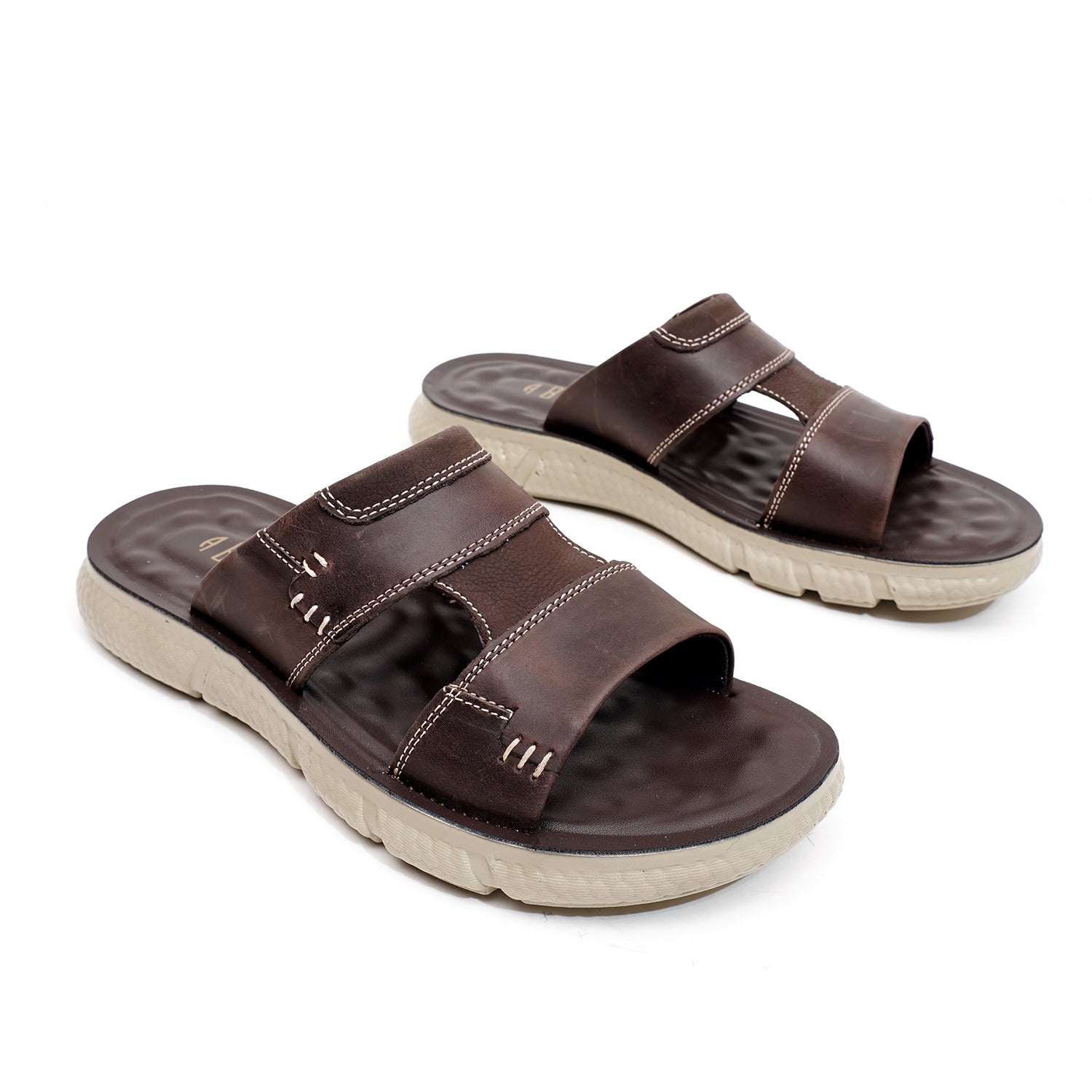 LEATHER SLIPPER - NLE-007 EXPRESSO