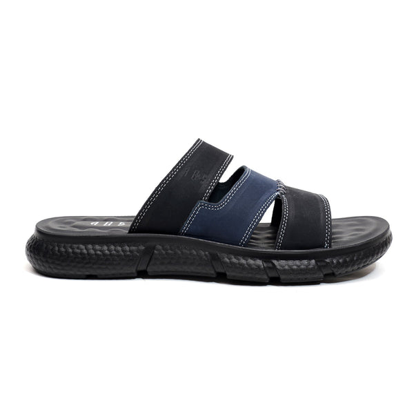 LEATHER SLIPPER - NLE-008 BLUE