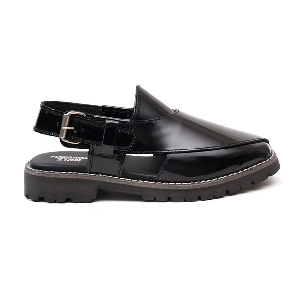 LEATHER SHOES - NOZ-01 - BLACK