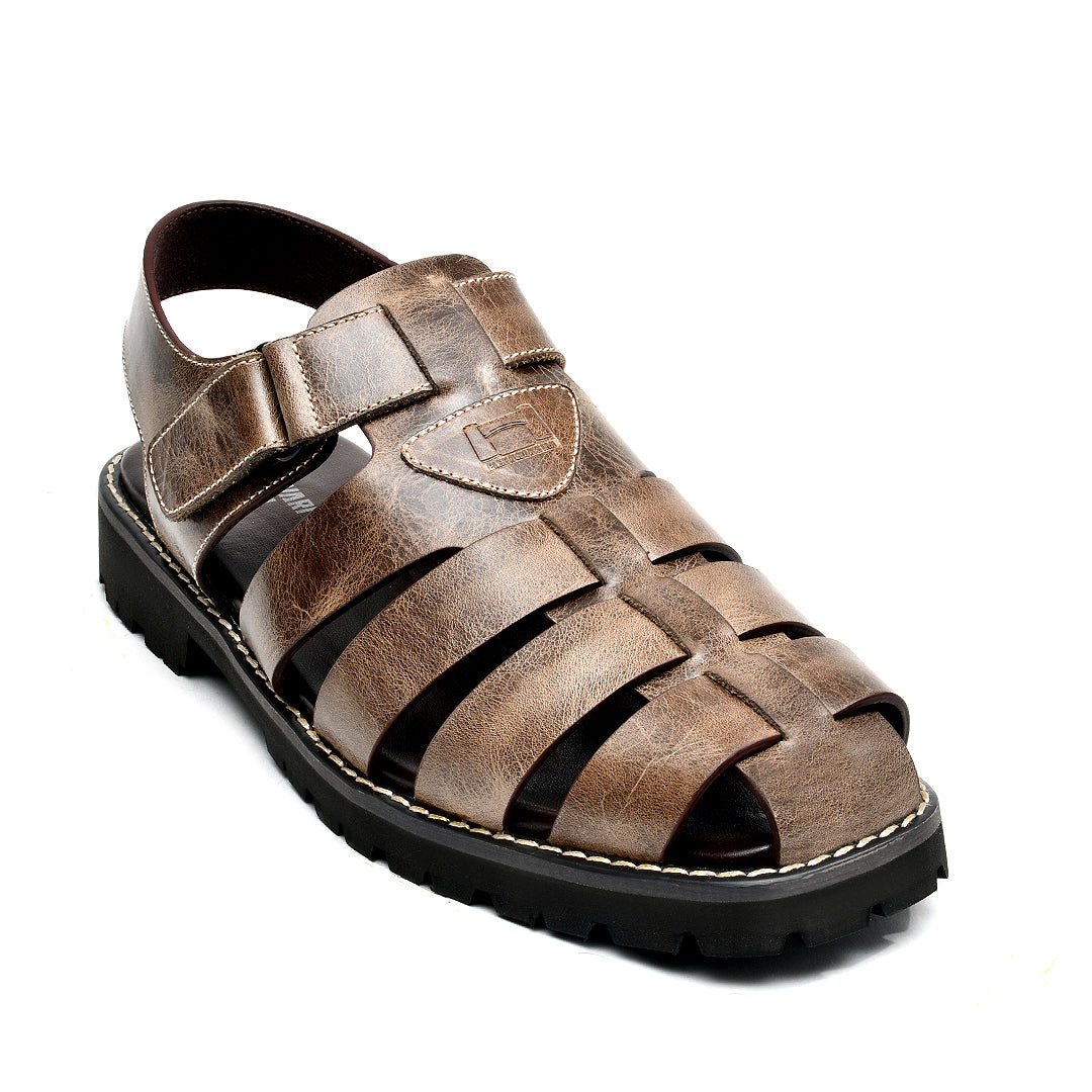 LEATHER SHOES - NOZ-03 - GREY