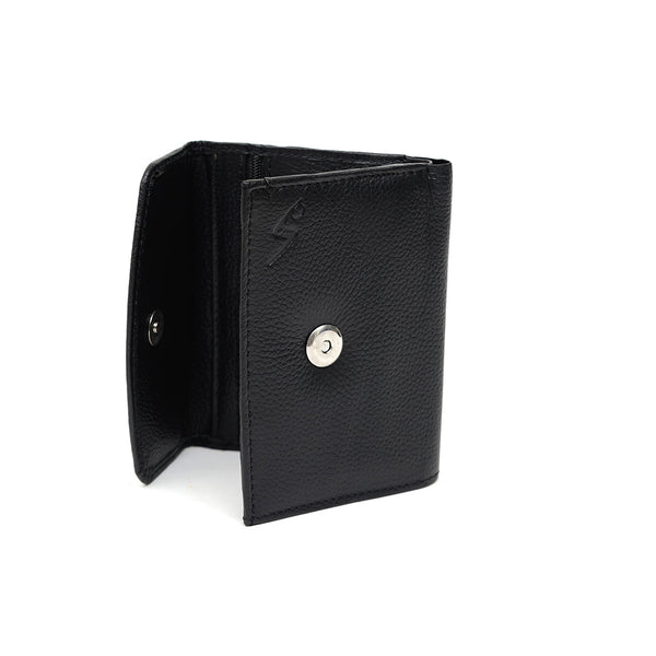 LEATHER WALLET - OXW0012-BLACK