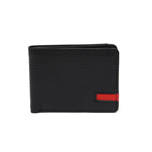 LEATHER WALLET - OXW0017-BLACK