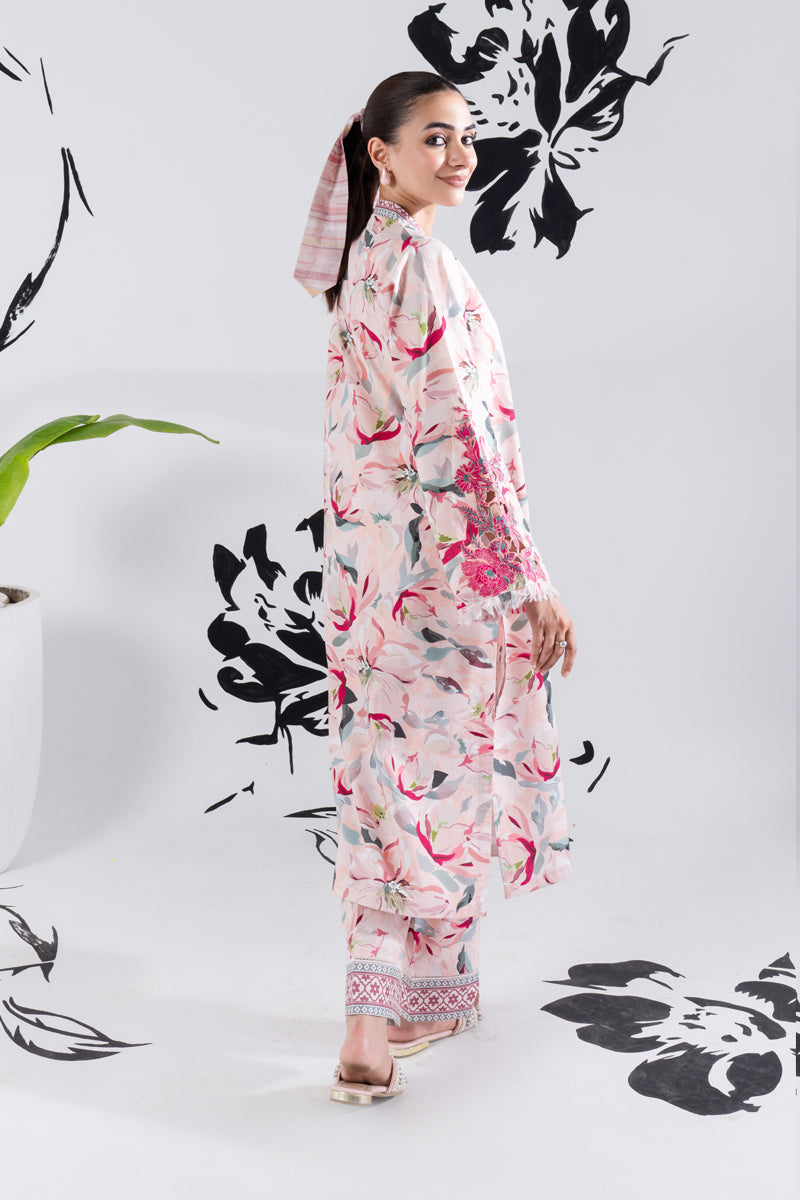 2 PIECE - PRINTED LAWN SUIT - GLV1-03