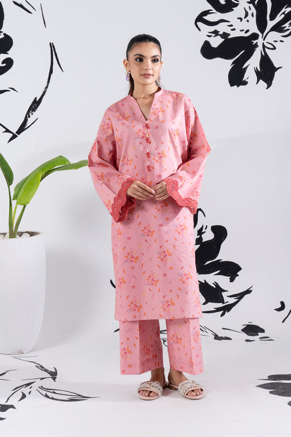 2 PIECE - PRINTED LAWN SUIT - GLV1-04