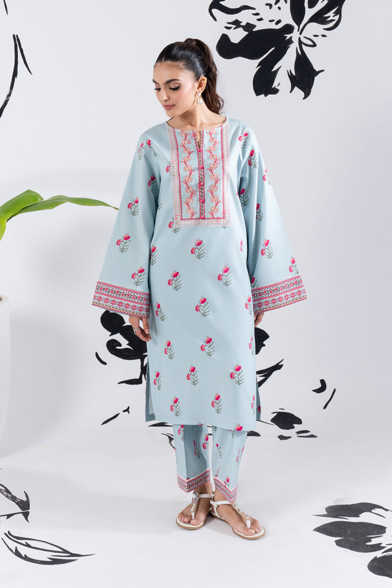 2 PIECE - PRINTED LAWN SUIT - GLV1-05