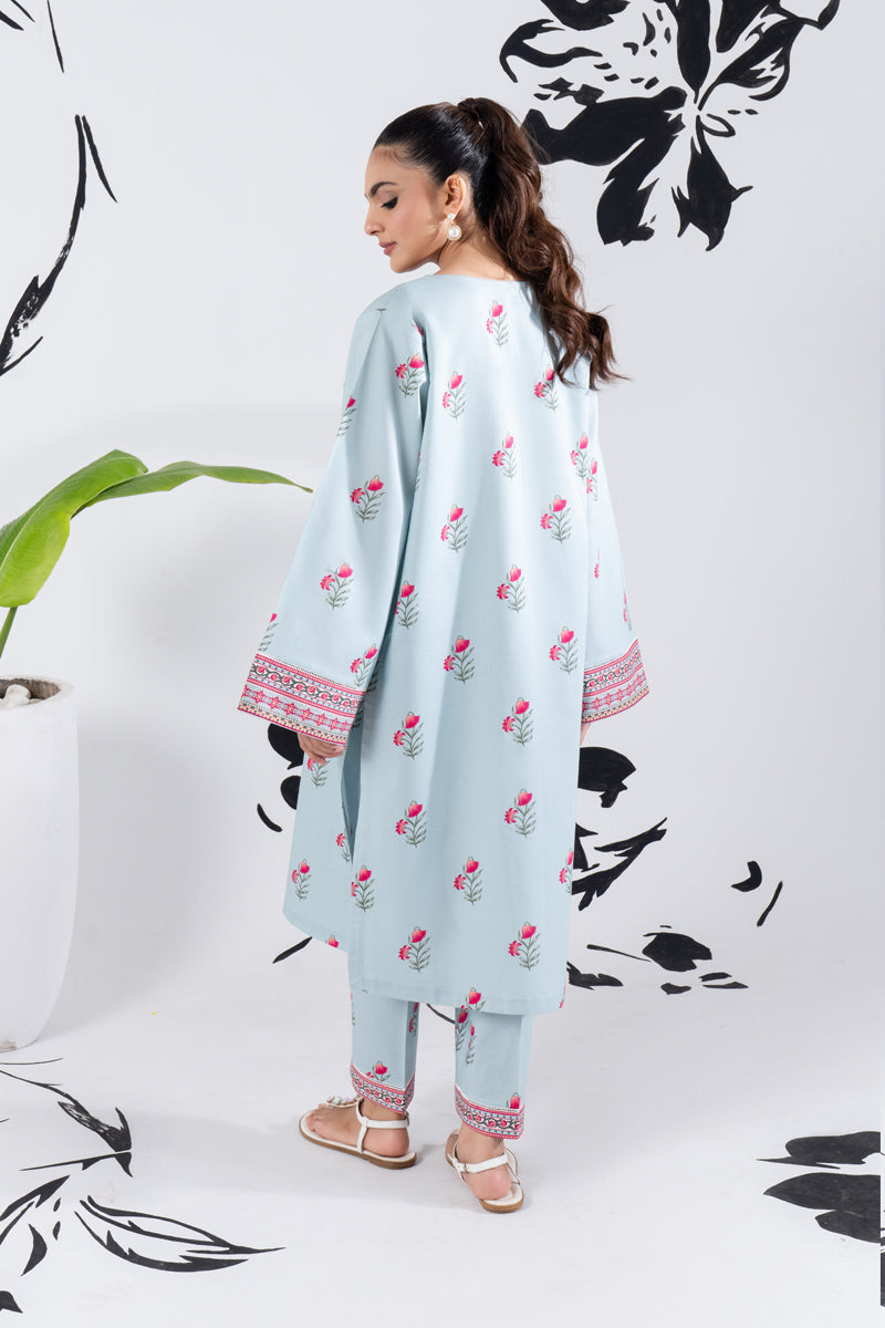 2 PIECE - PRINTED LAWN SUIT - GLV1-05