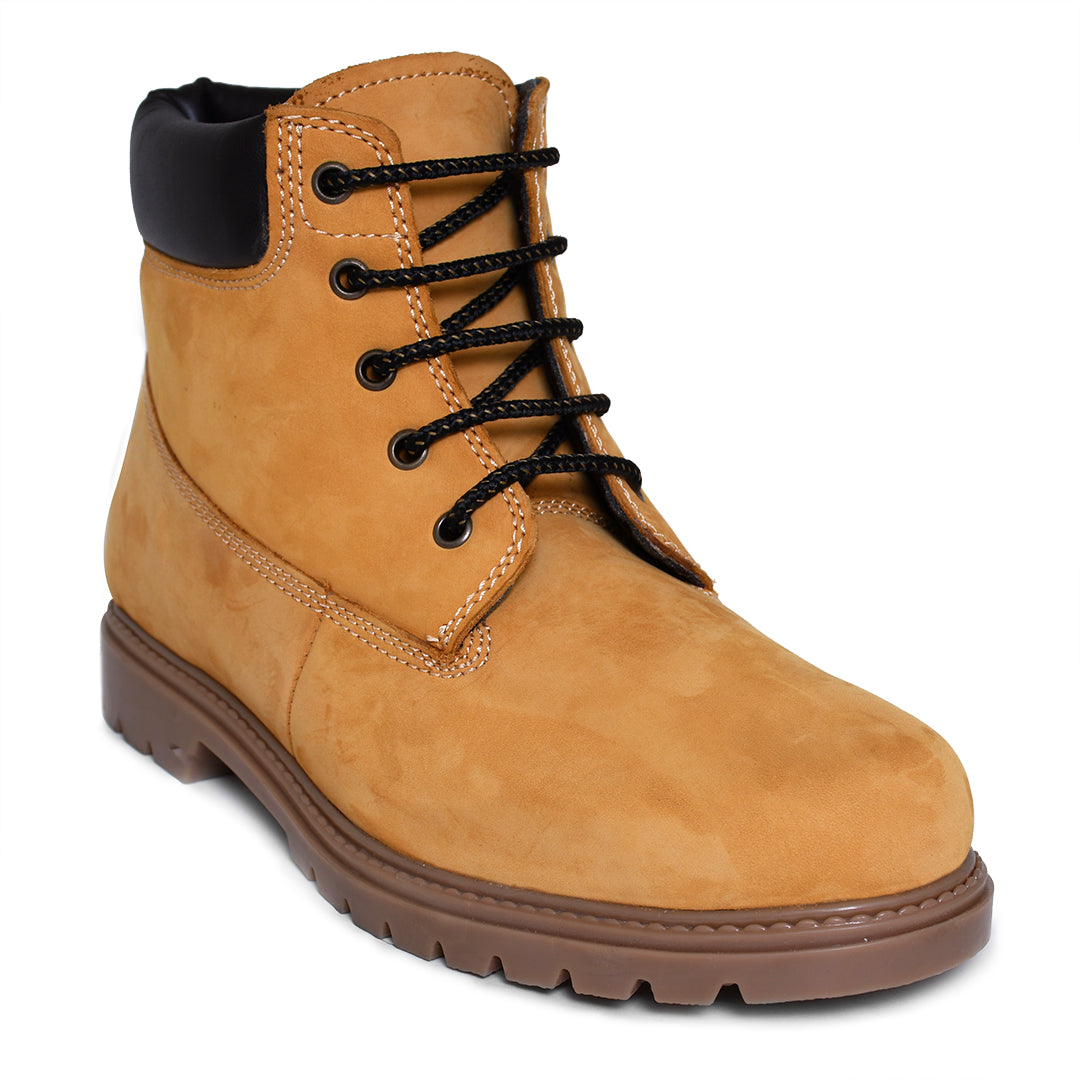 LEATHER SHOES - JACK-012 YELLOW