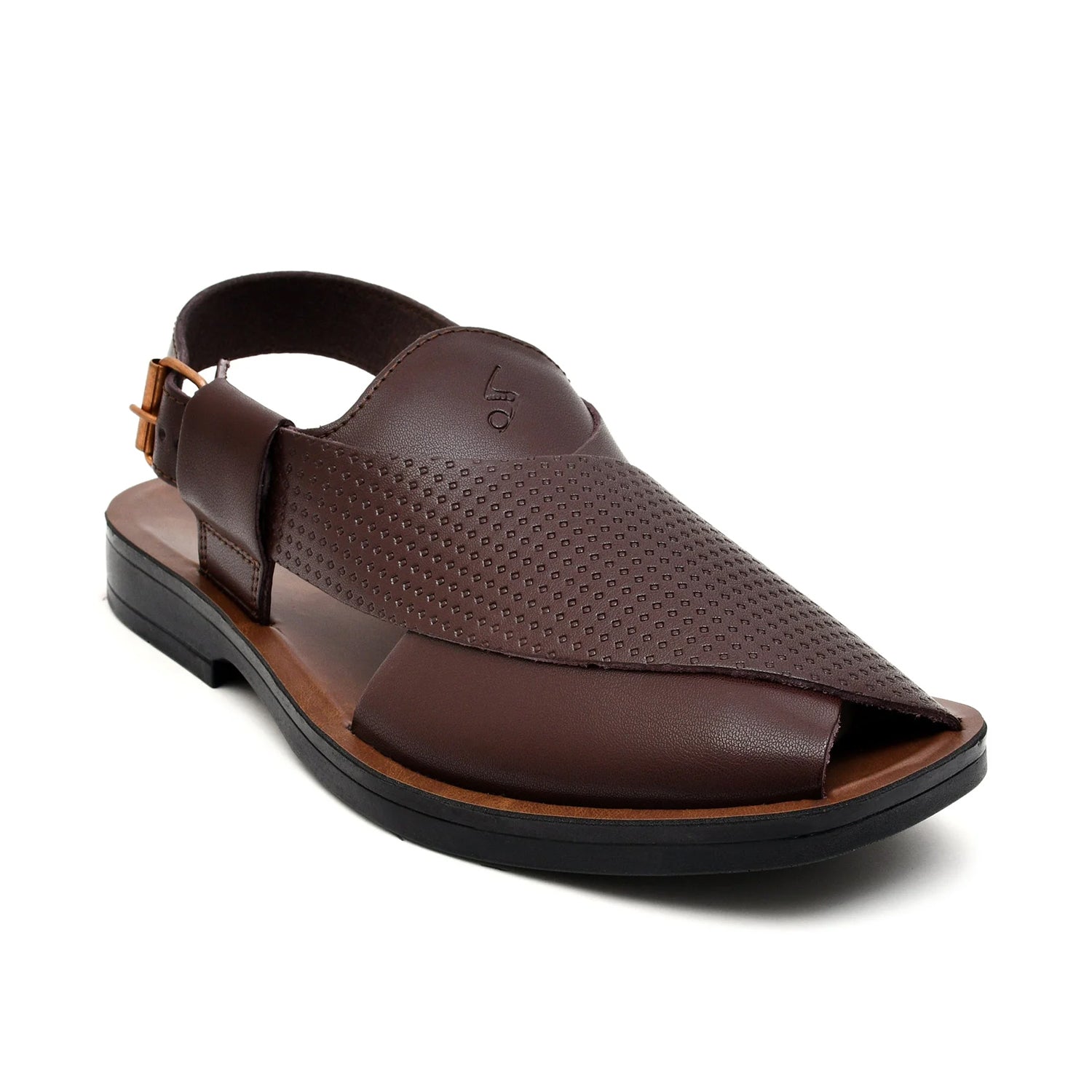 LEATHER PESHAWARI CHAPPAL - PS-1515 BROWN