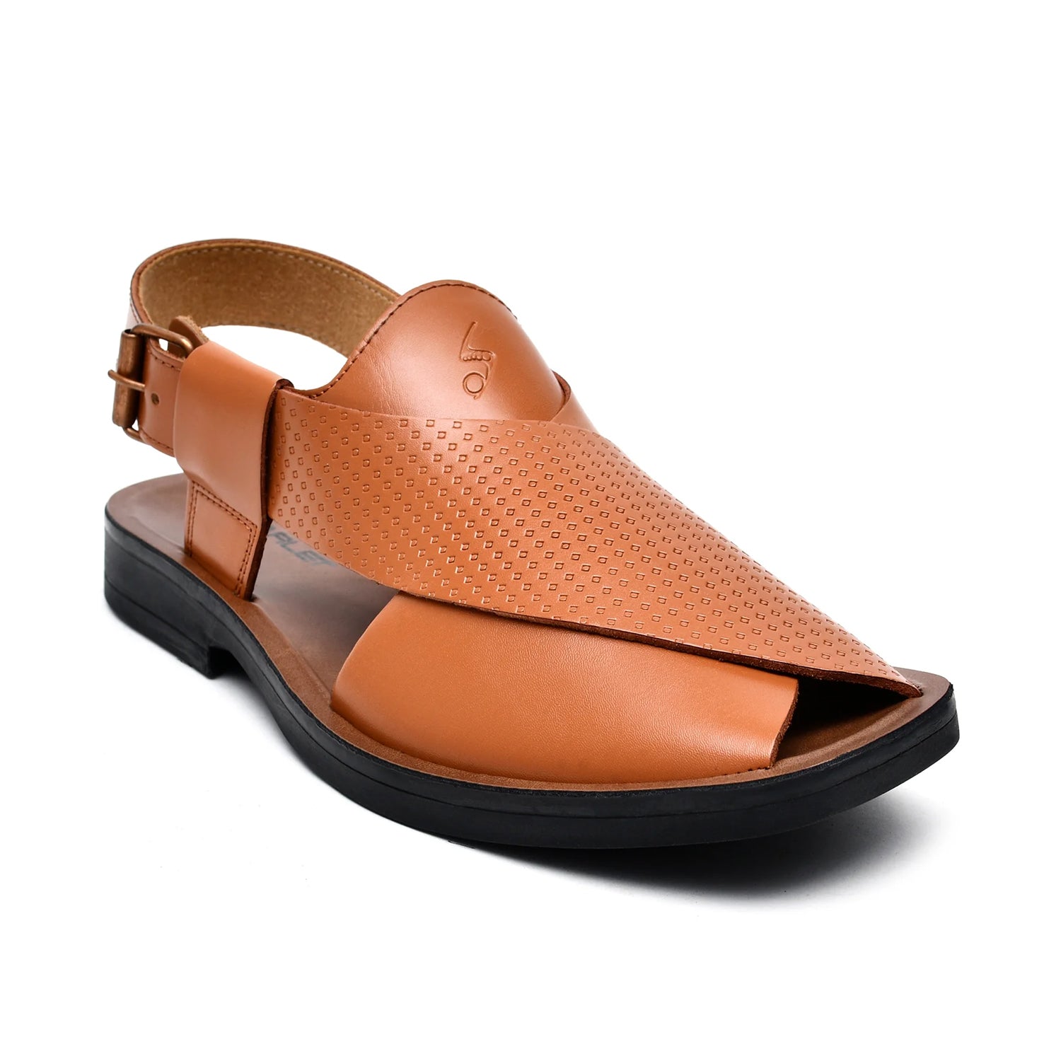 LEATHER PESHAWARI CHAPPAL - PS-1515 TAN