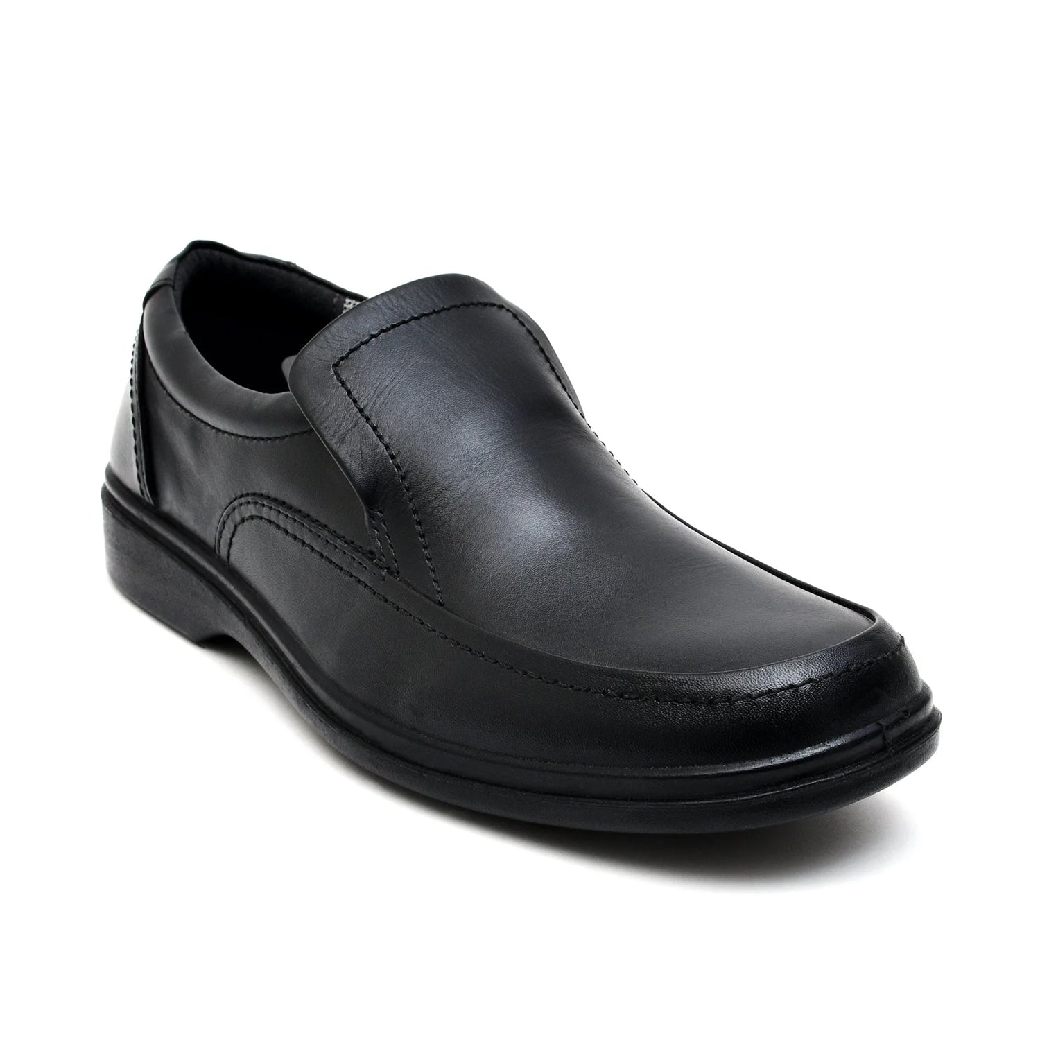 LEATHER SHOES - RA-005 BLACK