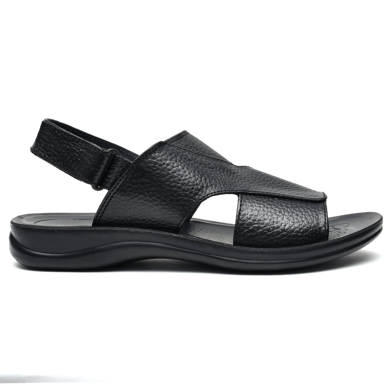 LEATHER SANDAL - RF-119 BLACK