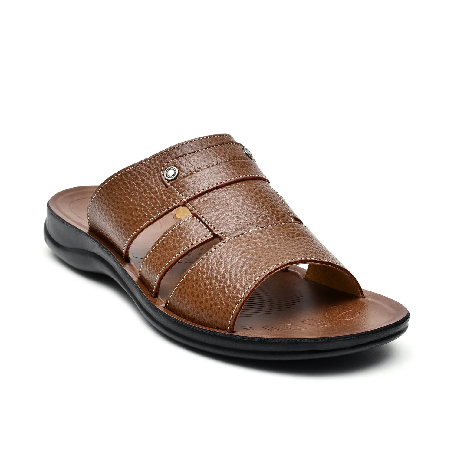 LEATHER SLIPPER - RF-183 TAN
