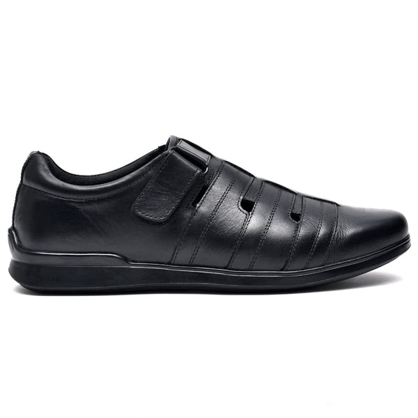 LEATHER SHOES - RM-103 BLACK