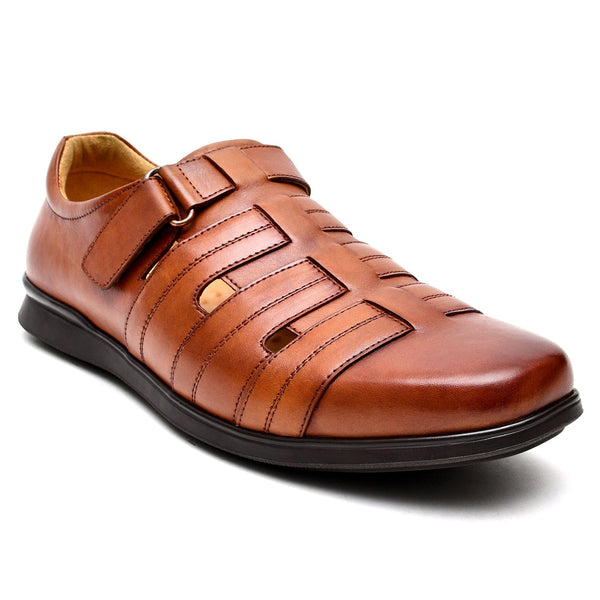 LEATHER SHOES - RM-103 TAN