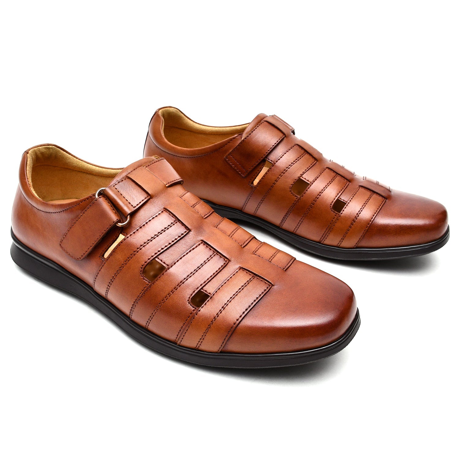 LEATHER SHOES - RM-103 TAN