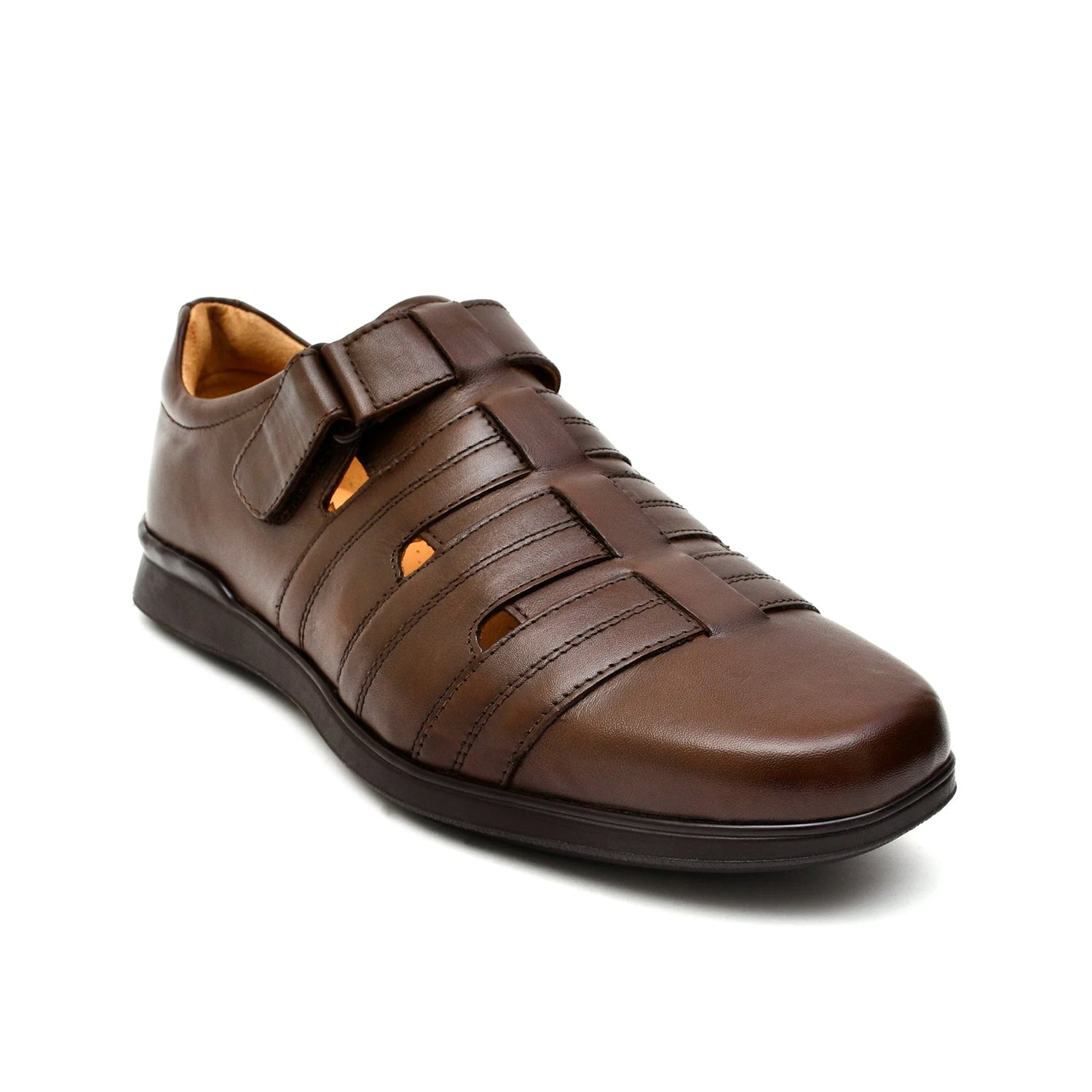 LEATHER SHOES - RM-103 BROWN