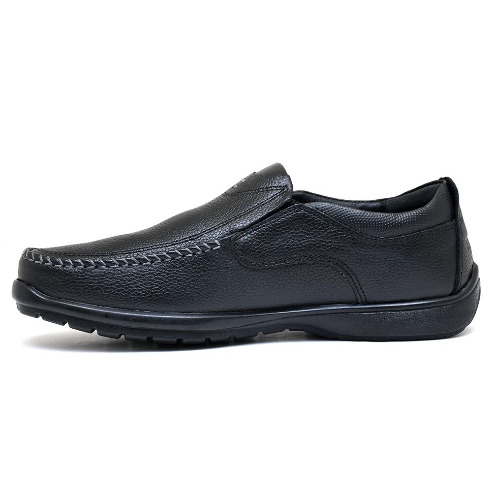 LEATHER SHOES - RUNNER-052 BLACK