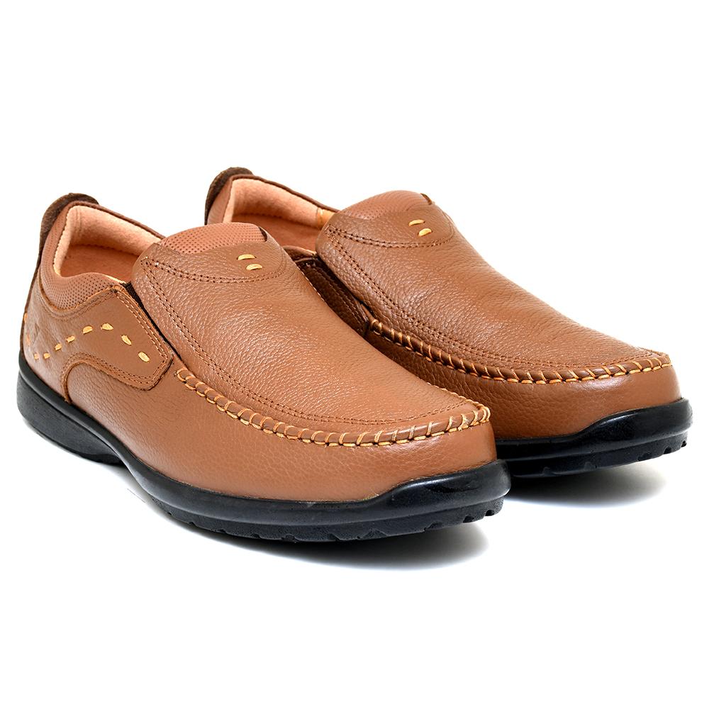 LEATHER SHOES - RUNNER-052 TAN