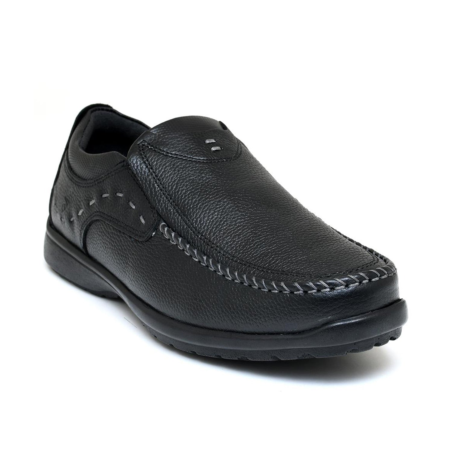 LEATHER SHOES - RUNNER-052 BLACK