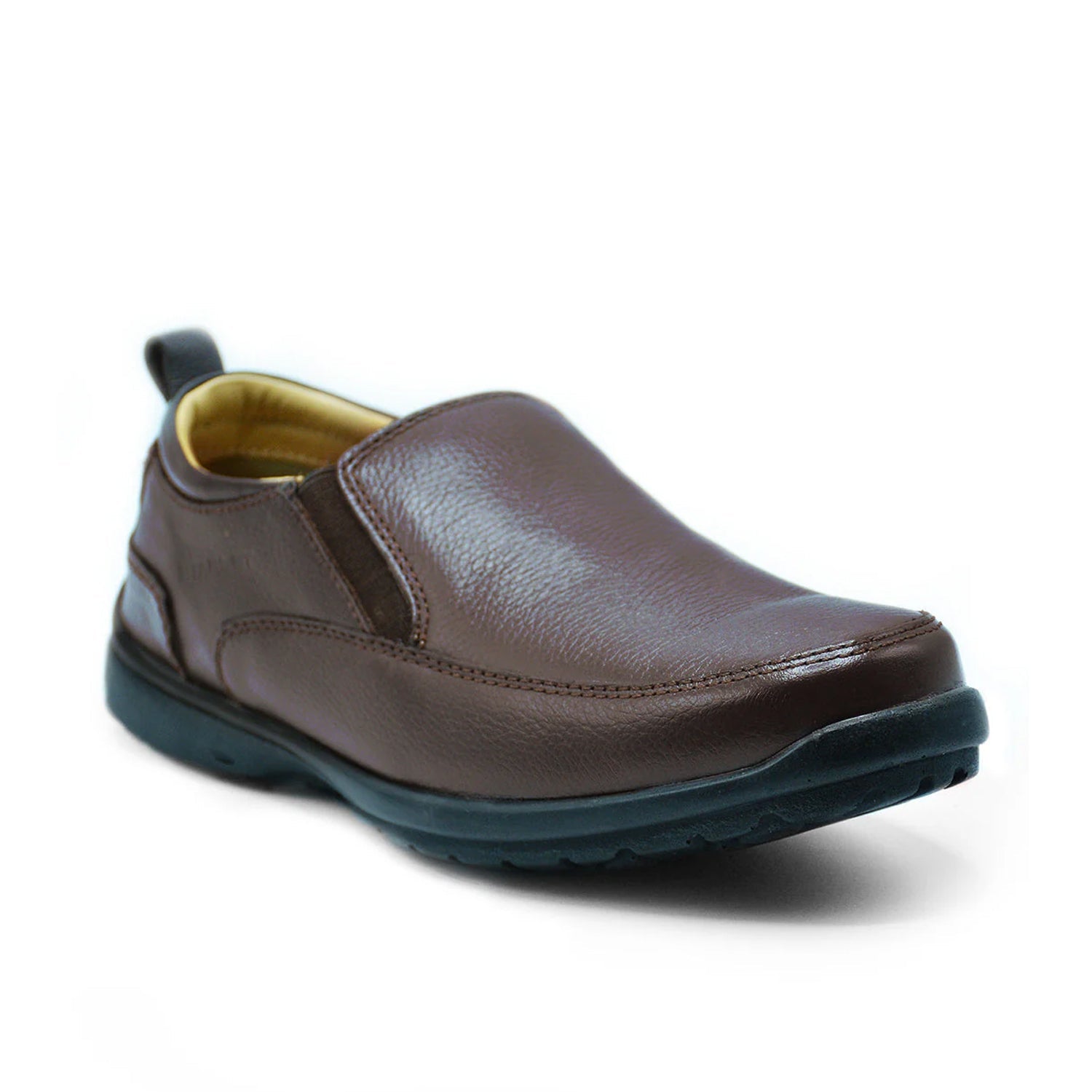 LEATHER SHOES - RUNNER-054 BROWN