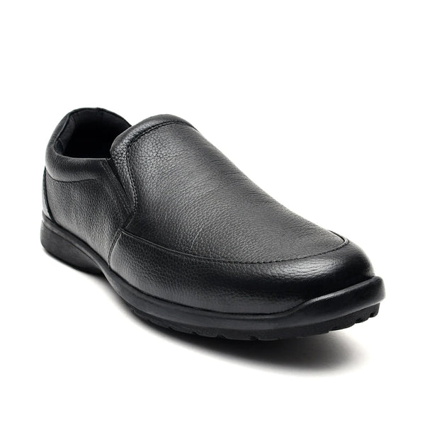 LEATHER SHOES - RUNNER-059 BLACK